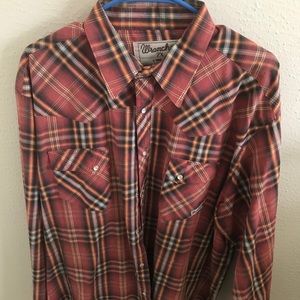 Wrangler Wrancher Pearl Snap Shirt - 2XL
